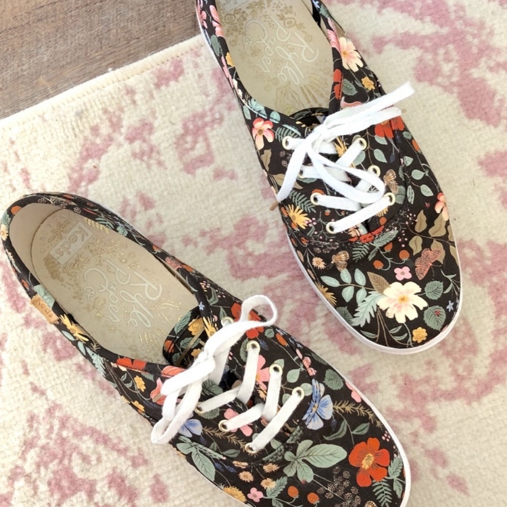 Rifle Paper Co X Keds Black Floral